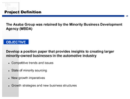 Automotive Industry  Insights to Creating Larger MinorityOwned Businesses