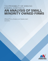 The Probability of Winning Federal Contracts An Analysis Of Small Minority Owned Firms