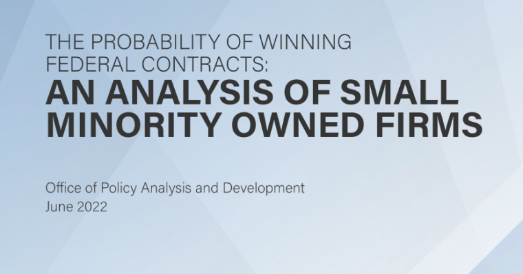 Probability of Winning Federal Contracts