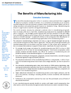 The Benefits of Manufacturing Jobs